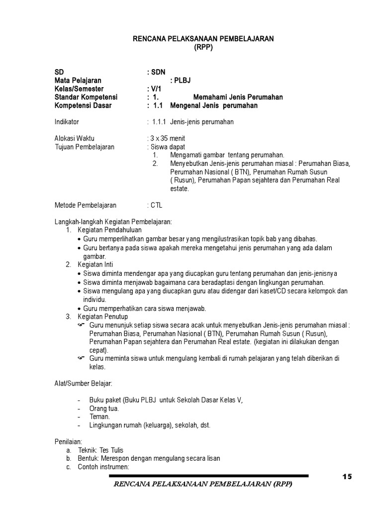 Rpp Plbj Kls 5 Doc