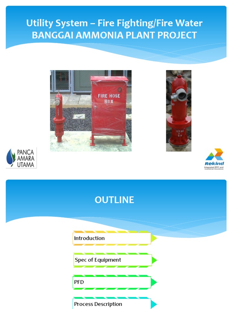 Utility Fire Water System PDF Firefighting Diesel Engine