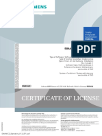 SINAMICS Startdrive V13 SP1 Engineering Software Single License Installation Certificate