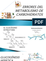 Errores Del Metabolismo de Carbohidratos