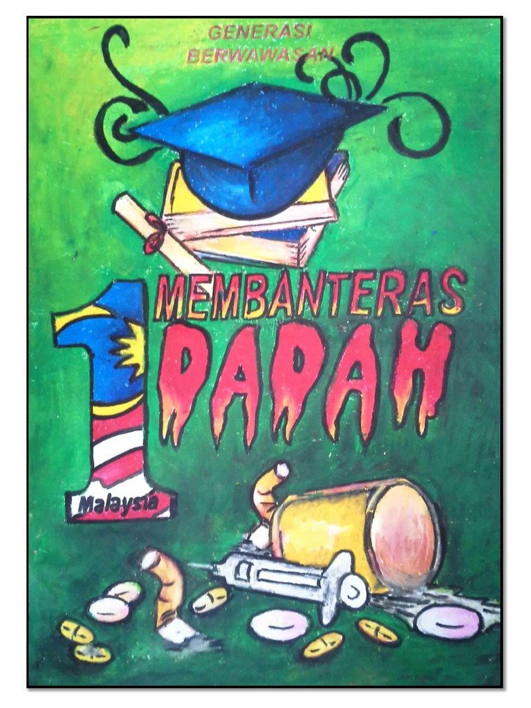 Contoh Gambar Poster Anti Dadah - Simak Gambar Berikut