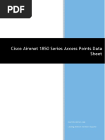 Cisco Aironet 1850 Series Access Points Data Sheet