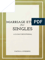 Marriage Ethics For Singles