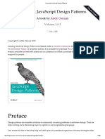 Learning JavaScript Design Patterns