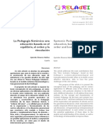 La Pedagogia Sistemica - Una Educacion Basada en El Equilibrio, El Orden y La Vinculacion