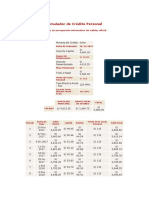 Simulador de Crédito Personal (BANCO AZTECA)