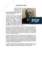 Biografía de Lenin