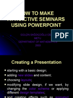 How To Make Attractive Seminars Using Powerpoint