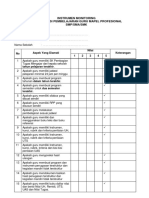 Instrumen Penilaian Kinerja Guru Pasca Sertifikasi