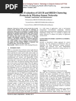 Performance Evaluation of LECH and HEED Clustering Protocols in Wireless Sensor Networks	