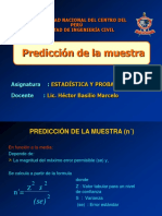 Predicción de La Muestra