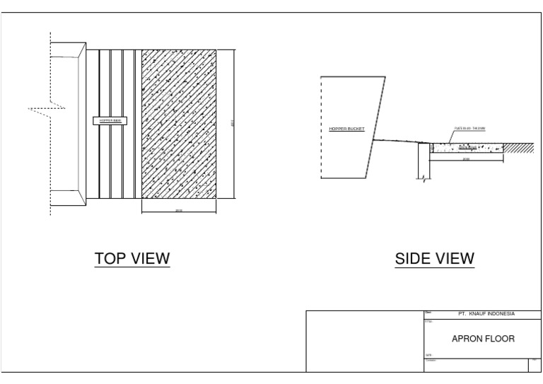 Top View Side View: Apron Floor | PDF