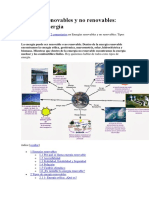 Energías Renovables y No Renovables