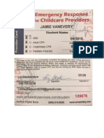 CPR First Aid Card PDF