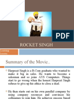 Rocket Singh: Learning Lessons.