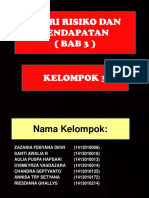 Teori Risiko Dan Pendapatan