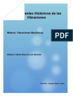 Historia de las vibraciones mecánicas desde la antigüedad hasta la actualidad