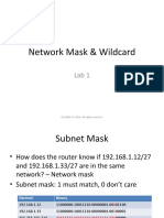 Network Mask & Wildcard