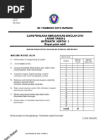 Contoh Soalan Bijak Matematik - Soalan g