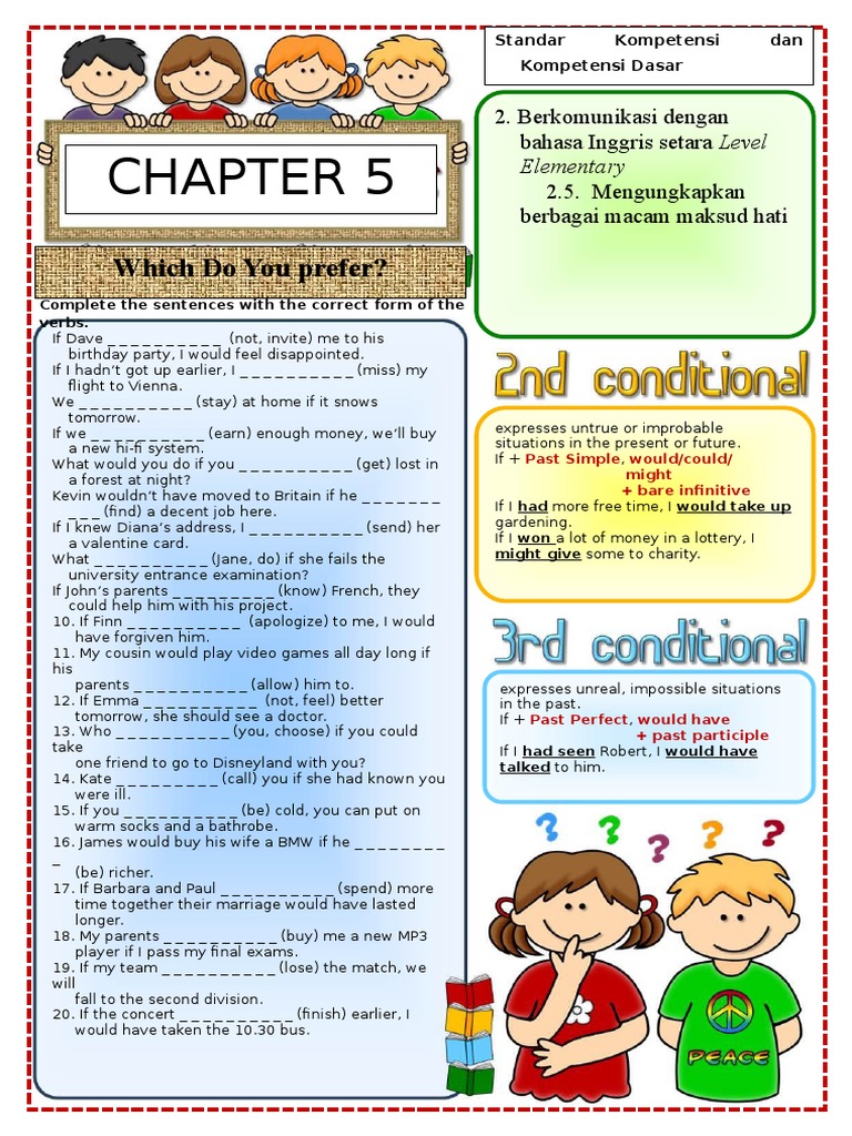 English Conditional Sentences Guide | PDF | Grammar | Syntactic ...