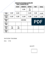 Time Table