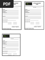 Pull Out Form | PDF