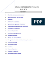 Agricultural Pesticides Ordinance, 1971 PDF