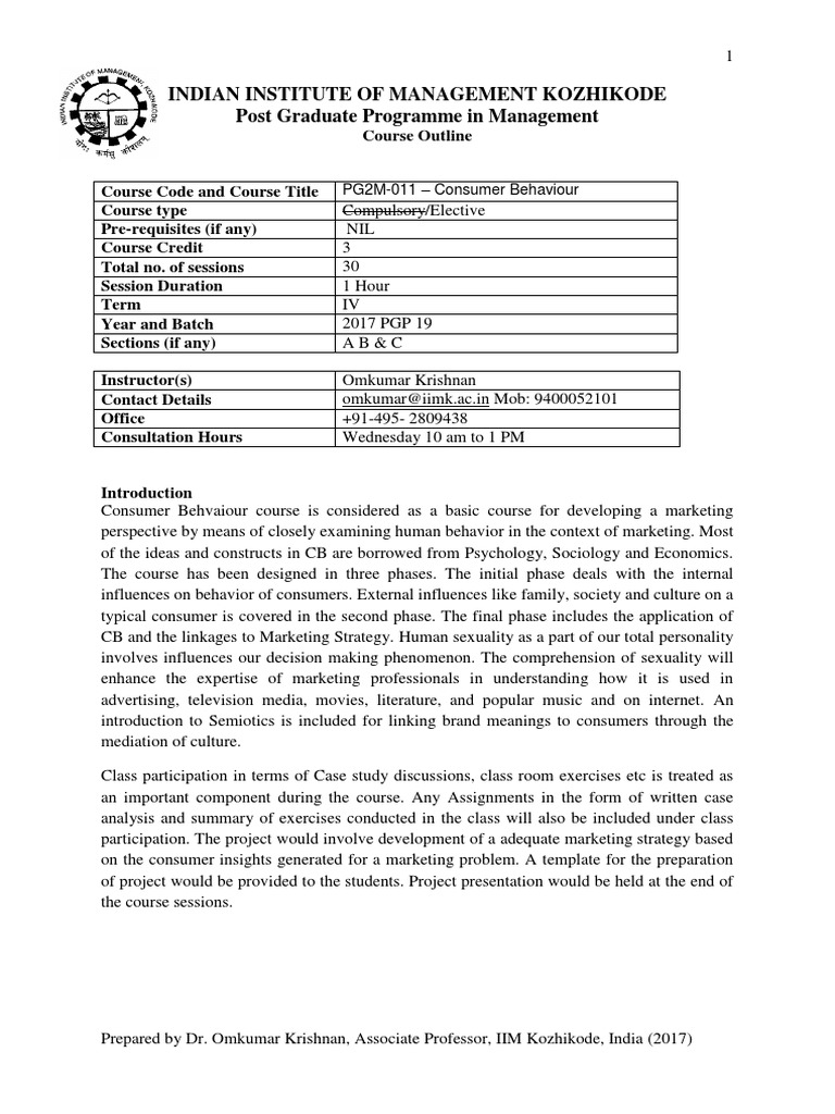 Consumer behavior position paper picture