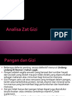 Analisa Zat Gizi