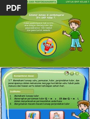 Kalor Dan Perpindahannya Smp Kelas 7