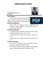 Curriculum Vitae MBA Student