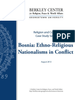 Bosnia Ethno Religious Nationalism S Conflict
