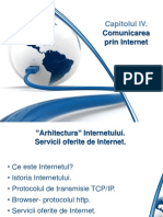 Arhitectura Internetului. Servicii Oferite