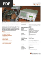 30 Mhz 2 Channel 4 Trace Digital Readout Oscilloscope With o