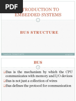 Introduction To Embedded Systems: Bus Structure