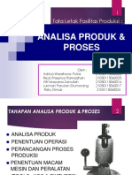 Analisa Produk Dan Proses Manufaktur