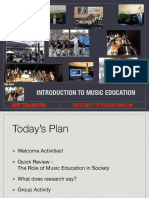 Introduction To Music Education: Jeff Tollefson