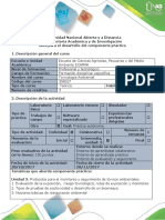 Desarrollo Del Componente Práctico Toxicologico