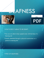 Deafness