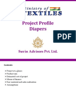 Project Profile Diapers: Suvin Advisors Pvt. LTD