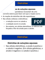 Eletrólise de Soluções Aquosas