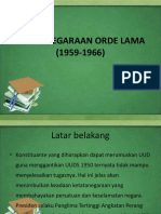 Ketatanegaraan Orde Lama (1959-1966)