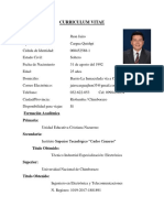 Curriculum Vitae Jhon Basico