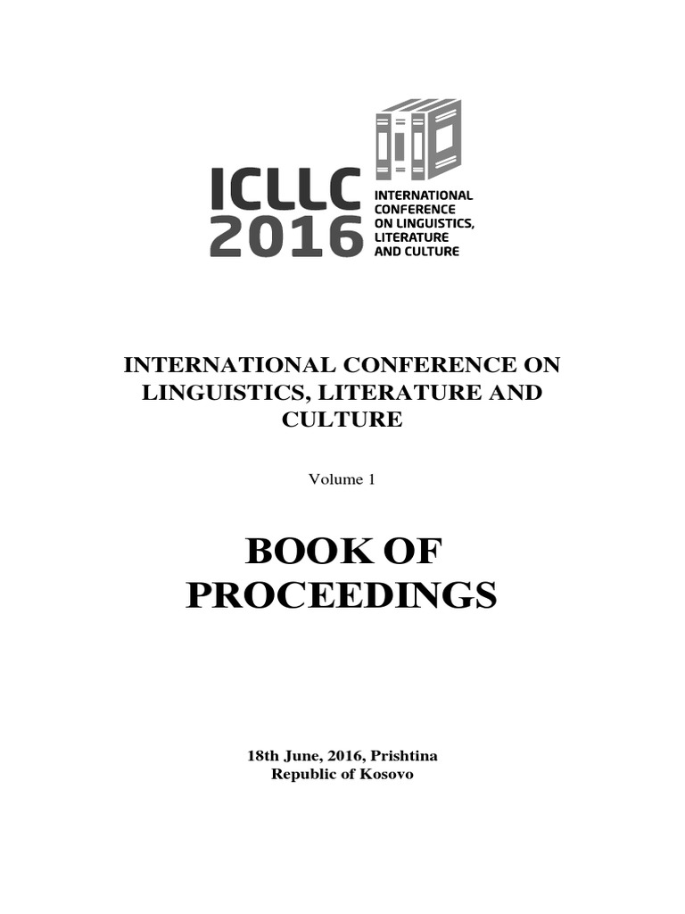 Book of Proceedings - Layout PDF | PDF | Albania | Translations