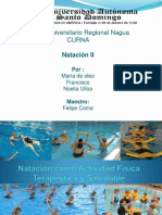 Natación Como Actividad Física Terapéutica y Saludable