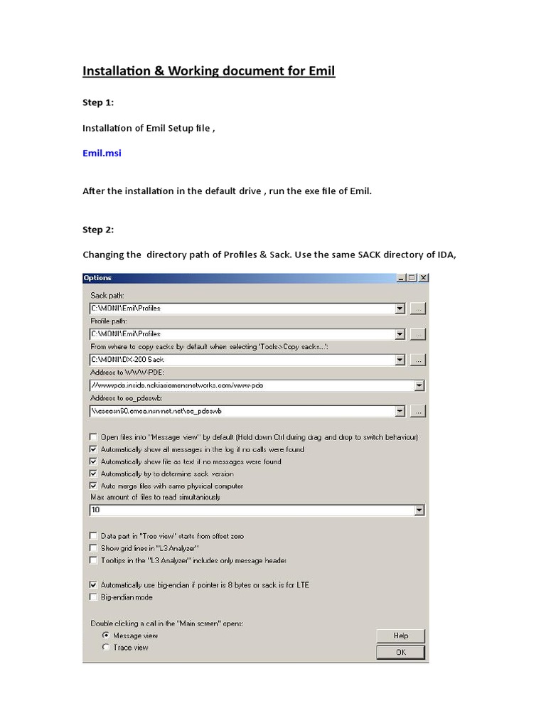 Installation & Working Document For Emil: Step 1 | PDF