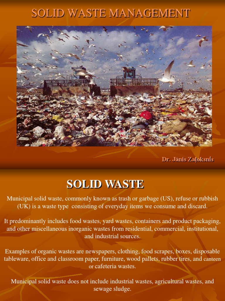 literature review about solid waste management