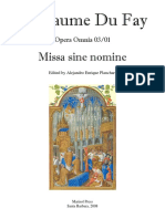 01 Du Fay Missa Sine Nomine