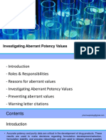 Investigating Aberrant Potency Values