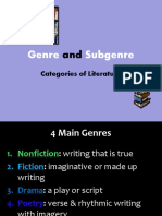 The 4 Main Genres and Their Subgenres